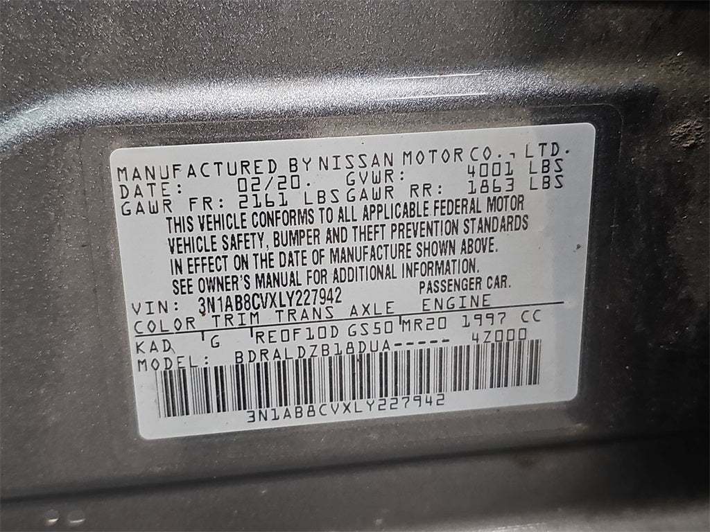 2020 Nissan Sentra SV