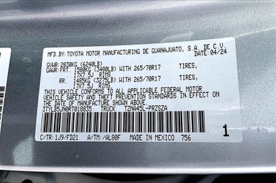 2024 Toyota Tacoma TRD Off-Road