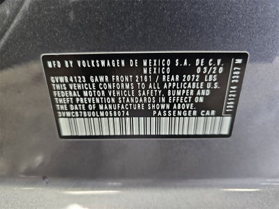 2020 Volkswagen Jetta 1.4T S