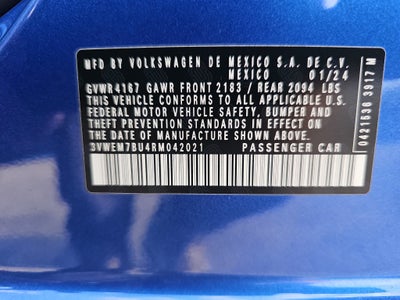 2024 Volkswagen Jetta 1.5T SE