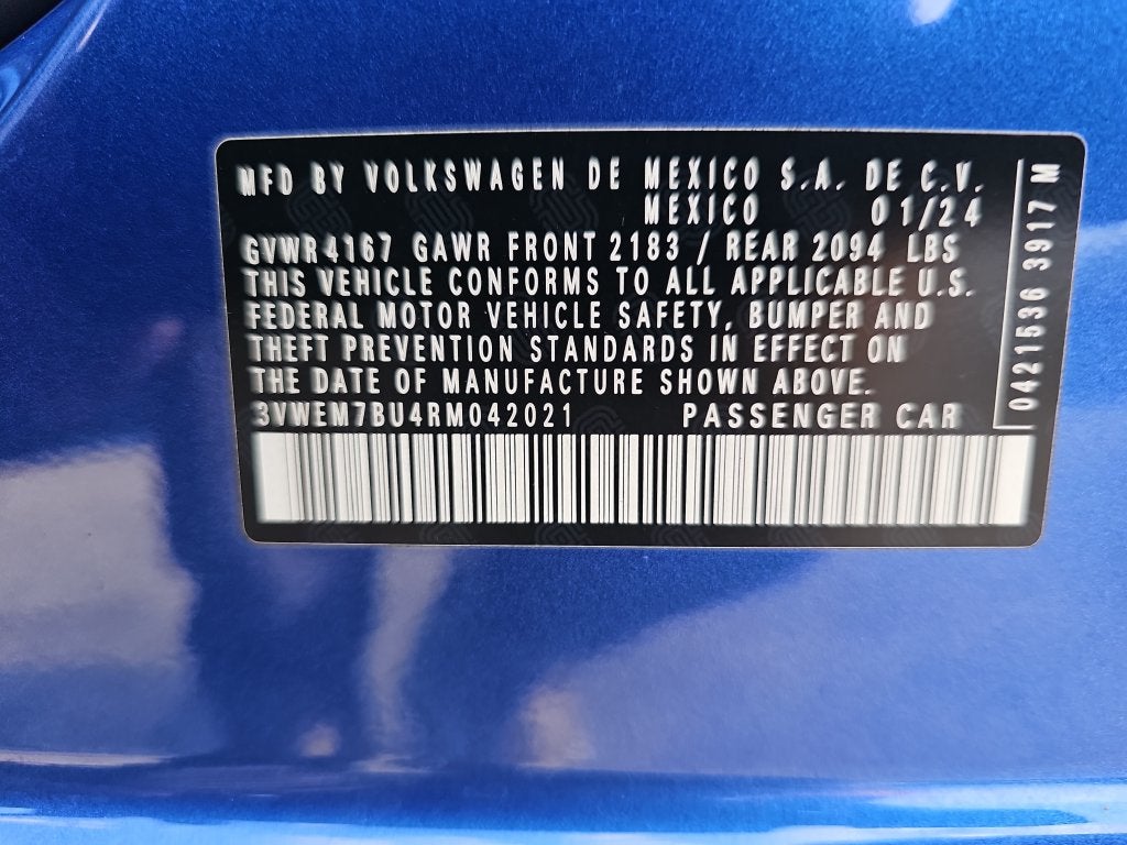 2024 Volkswagen Jetta 1.5T SE