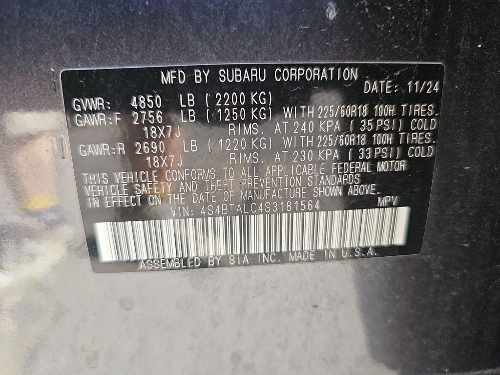 2025 Subaru Outback Onyx Edition