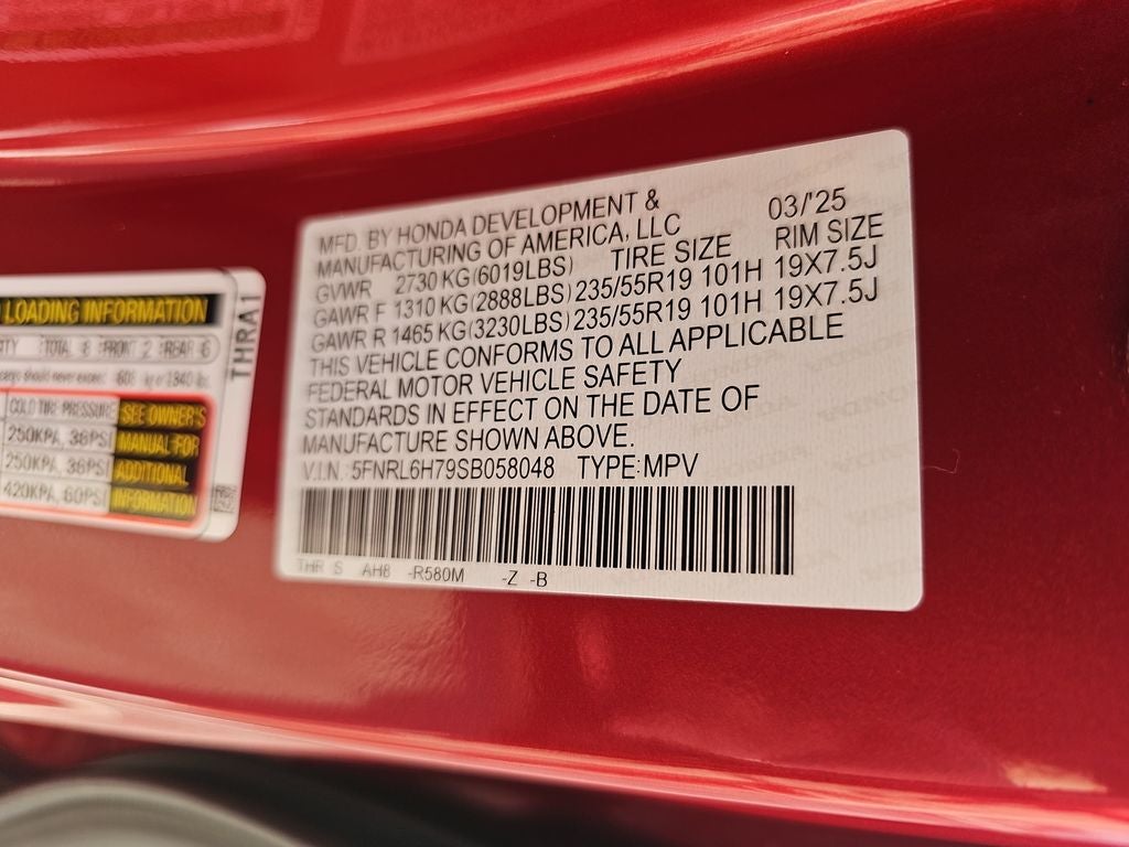 2025 Honda Odyssey Sport-L