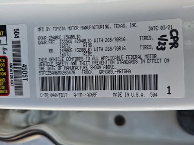 2021 Toyota Tacoma TRD Off-Road V6