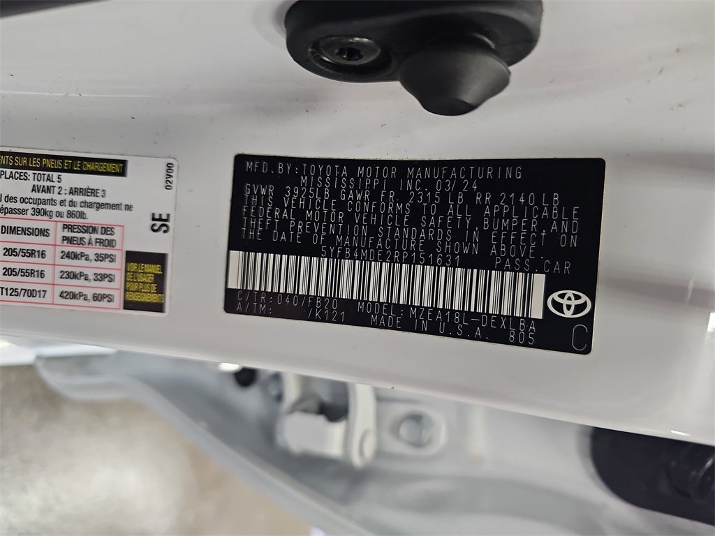 2024 Toyota Corolla LE