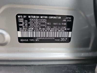 2025 Mitsubishi Outlander Sport 2.0 ES