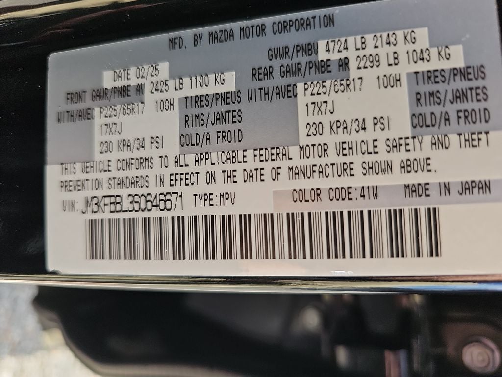 2025 Mazda Mazda CX-5 2.5 S Select Package