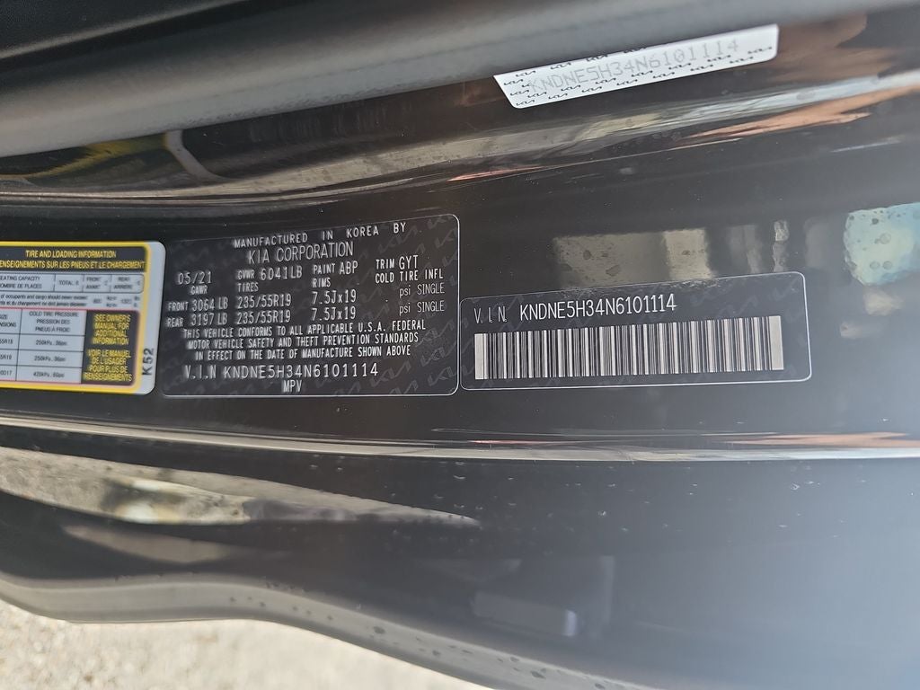 2022 Kia Carnival SX
