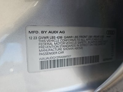 2024 Audi A3 40 Premium FrontTrak